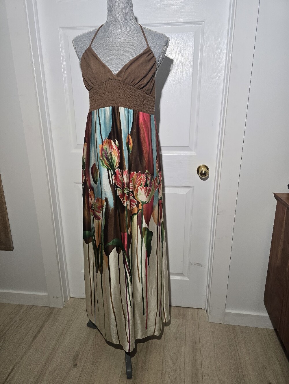JALOUX silk Maxi Dress